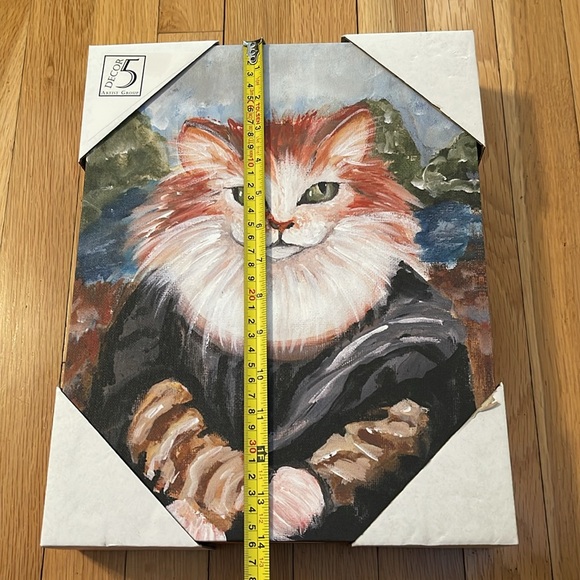 Cat Portrait Painting Print on Canvas - Picture 6 of 7